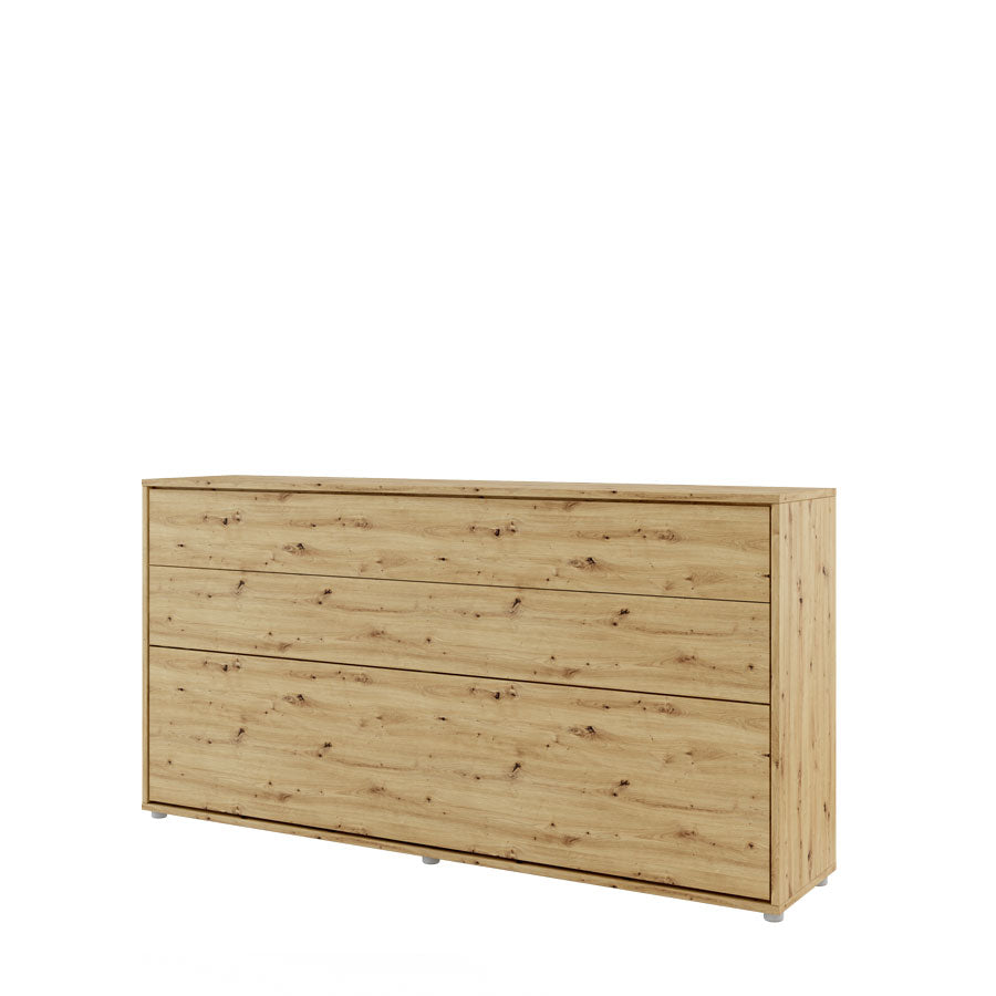 Lenart Bed Concept letto da parete orizzontale cm211x46-118x107H Rovere