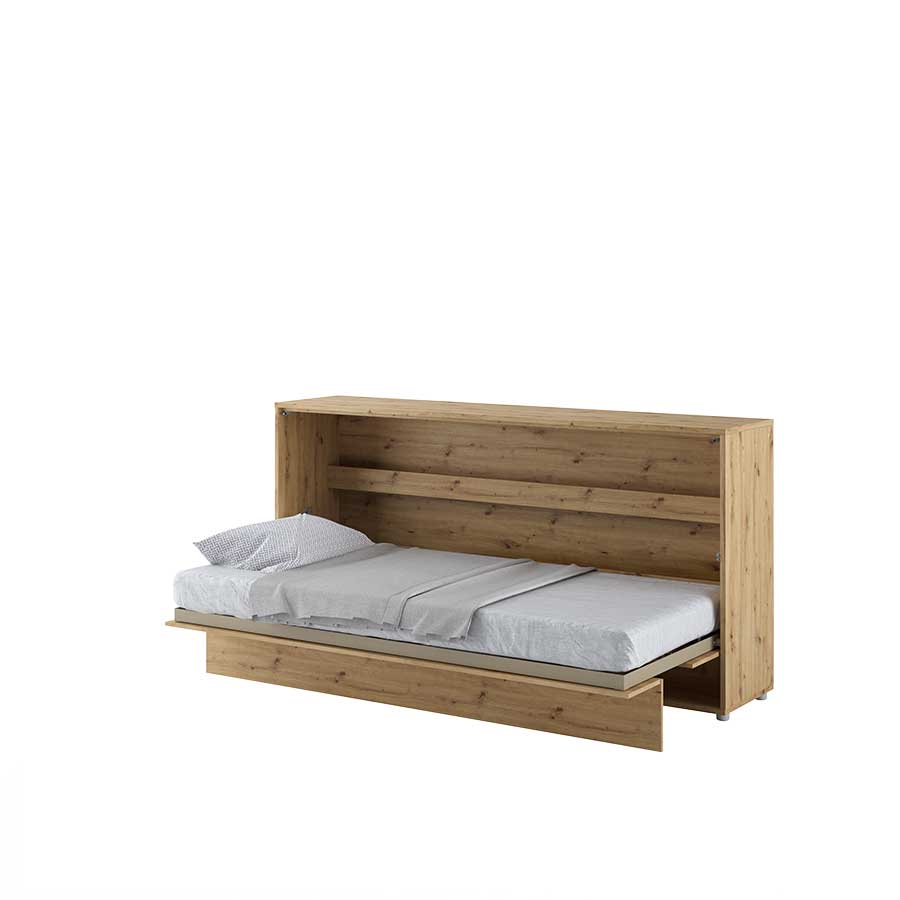 Lenart Bed Concept letto da parete orizzontale cm211x46-118x107H Rovere