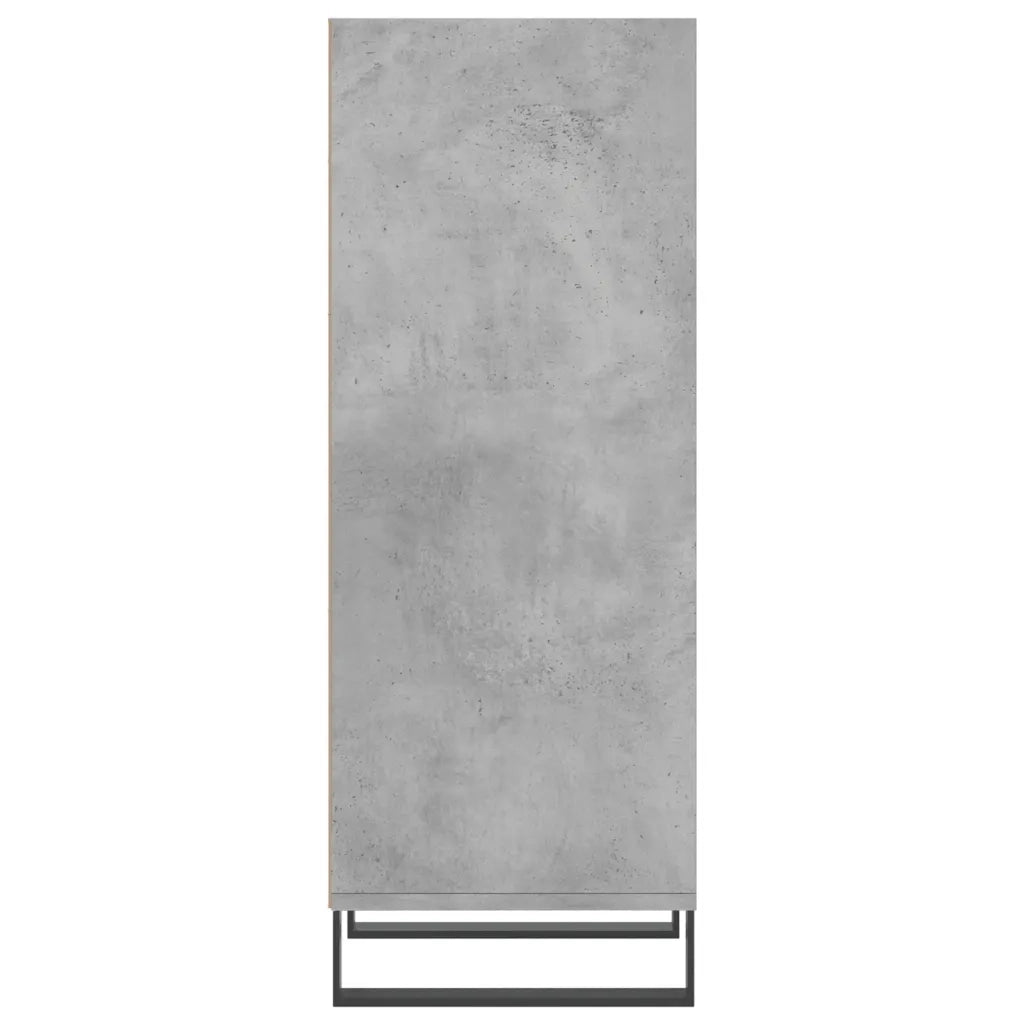 Credenza-Buffet-Armadio da cucina Grigio Cemento 34,5x32,5x90 cm in Legno Multistrato 522305