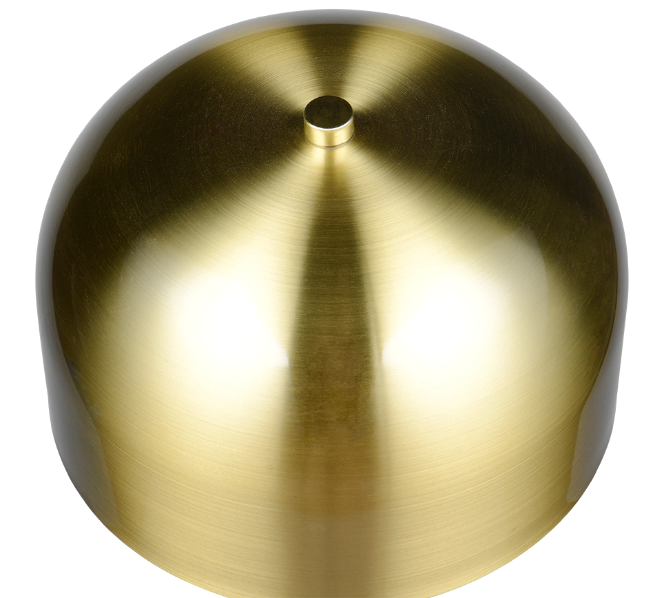 Piantana LED ricaricabile, metallo, ottone, H 147 cm, Jeff