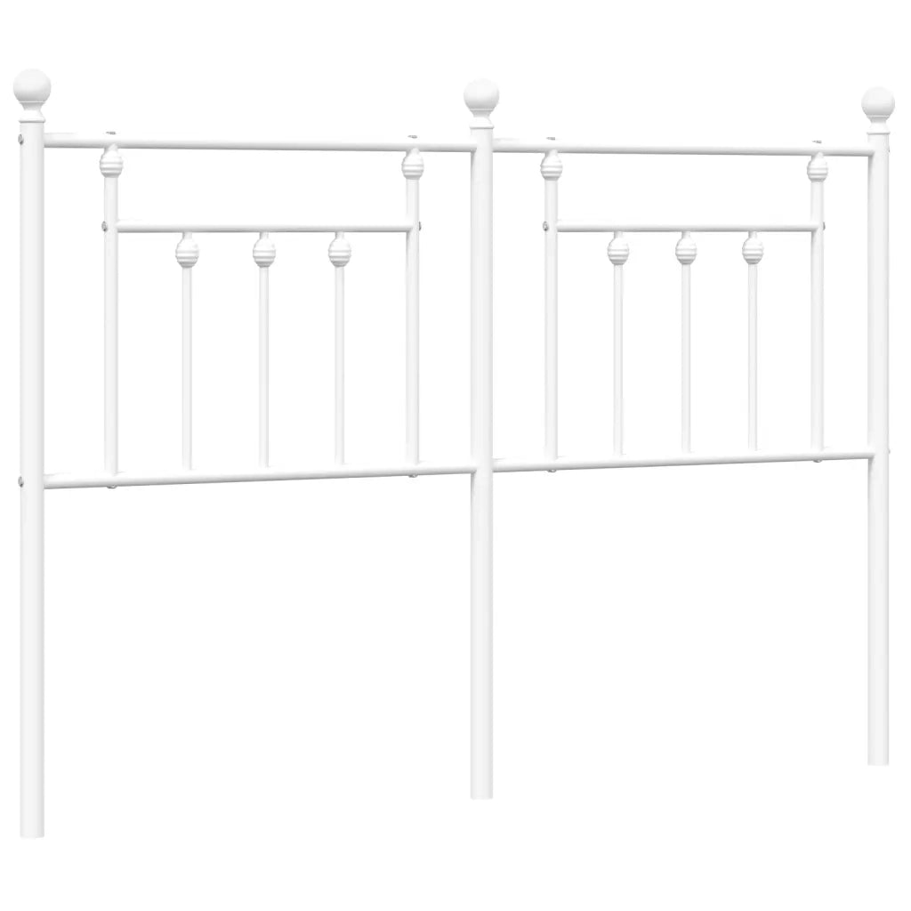 Testiera di Ricambio in Metallo Bianco 140 cm 353619