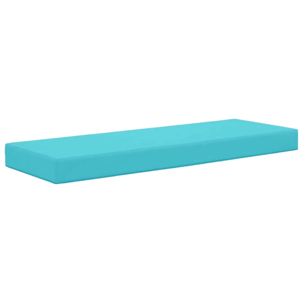 Cuscino da Sedia Esterno Turchese 111,5 x 40 x 8 cm