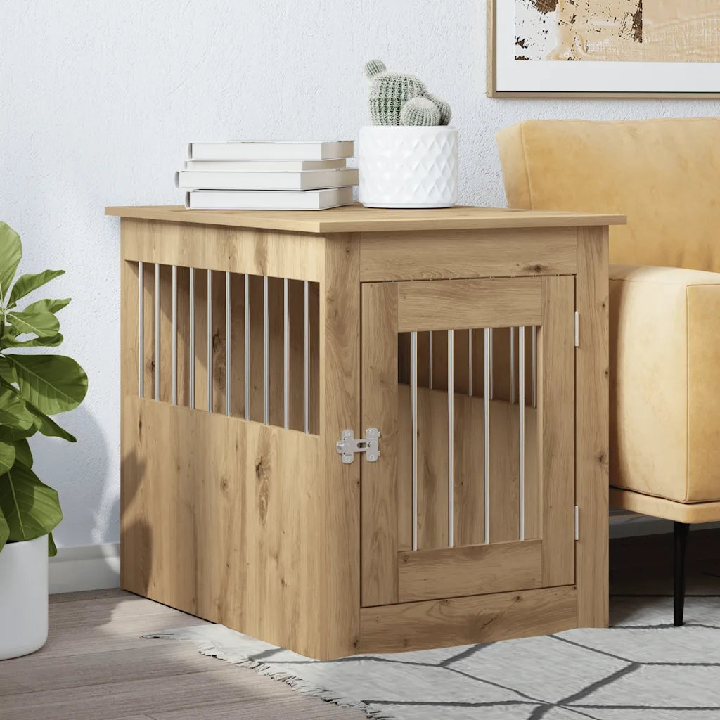 Gabbia Cani Arredamento Rovere Artigianale Legno Multistrato 857640