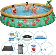 Kit di installazione veloce per vasca da bagno in forma di fiori a 457x84 cm - Kit di vasca da bagno in forma di fiori
