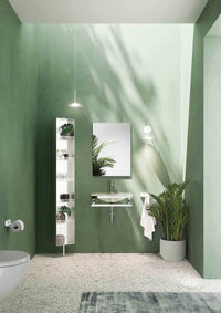 Lineabeta - Lampada applique LED 3000k reversibile Ciari in alluminio bianco