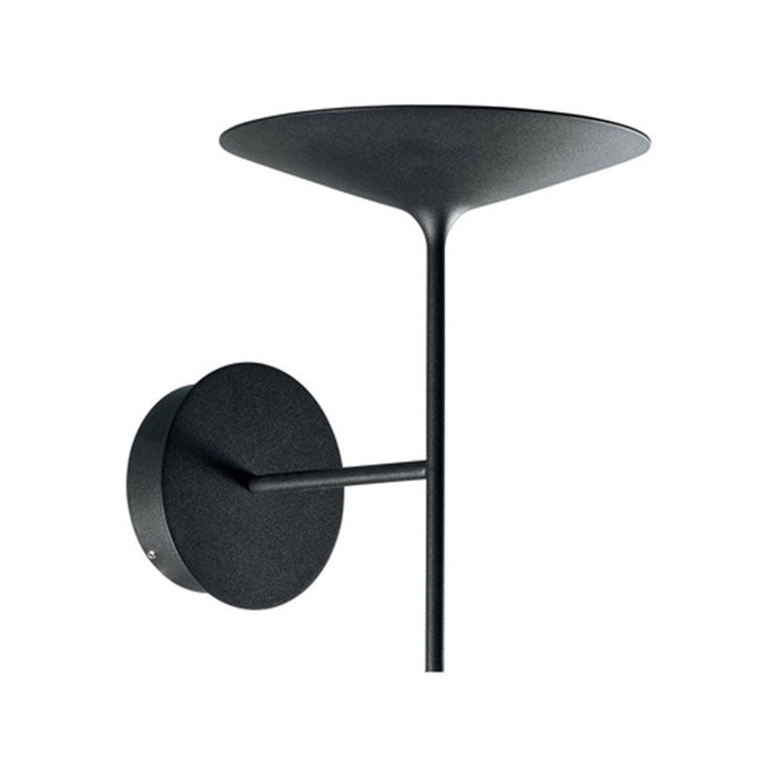 Lineabeta - Lampada applique LED 3000k reversibile Ciari in alluminio nero