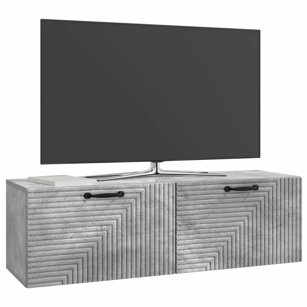 Mobile Porta TV da Muro Grigio Cemento 98 x 31 x 30 cm