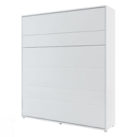 Lenart Bed concept letto da parete verticale cm191x46-228x217H Bianco opaco