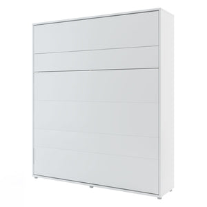 Lenart Bed concept letto da parete verticale cm191x46-228x217H Bianco opaco