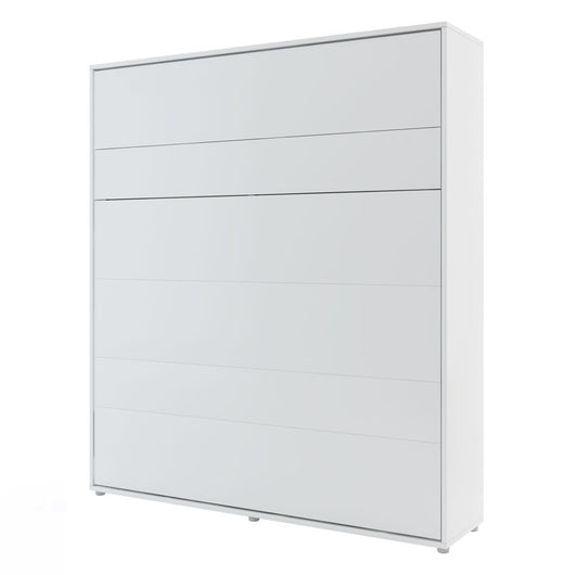 Lenart Bed concept letto da parete verticale cm191x46-228x217H Bianco opaco