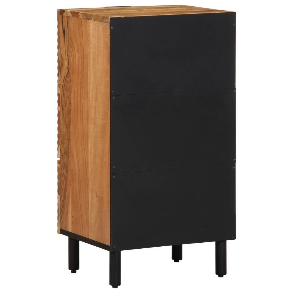 Mobiletto  40x33x75 cm in Legno Massello di Acacia