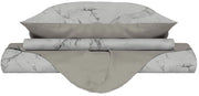 Copripiumino Singolo con Federe Stampato in Microfibra Marble