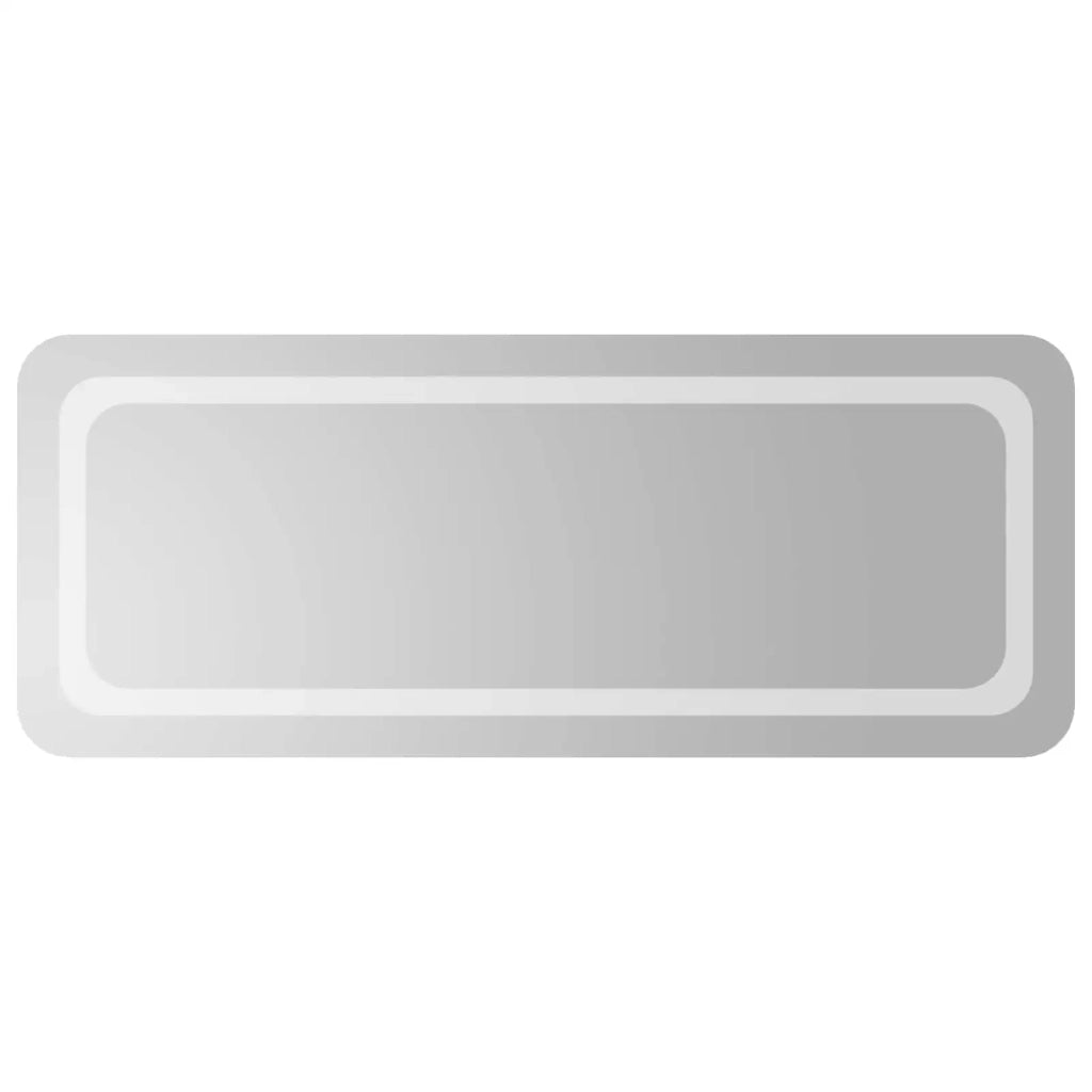 Specchio da bagno LED Trasparente 100 x 40 cm vetro temperato 42045841