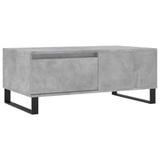 Tavolino salotto | Tavolino da caff¨¨ | Tavolino da Soggiorno Grigio Cemento 90x50x36,5 cm Legno Multistrato