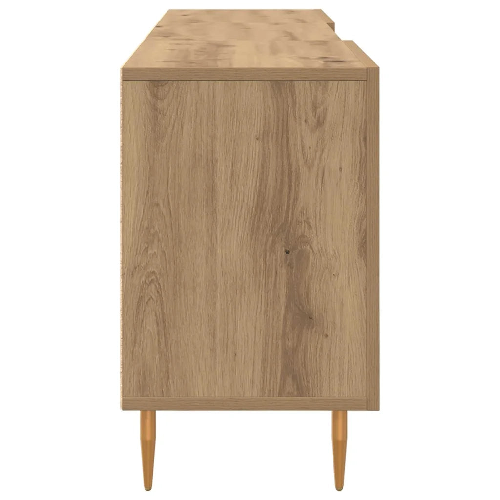 Mobile TV-Credenza per TV-Console TV rovere artigianale 150 x 30 x 50 cm Legno multistrato 889264