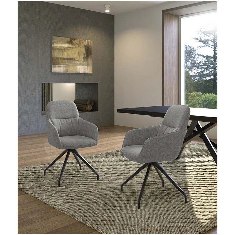 Sedia in tessuto Gaia 56cm X 56cm H 87cm Stones