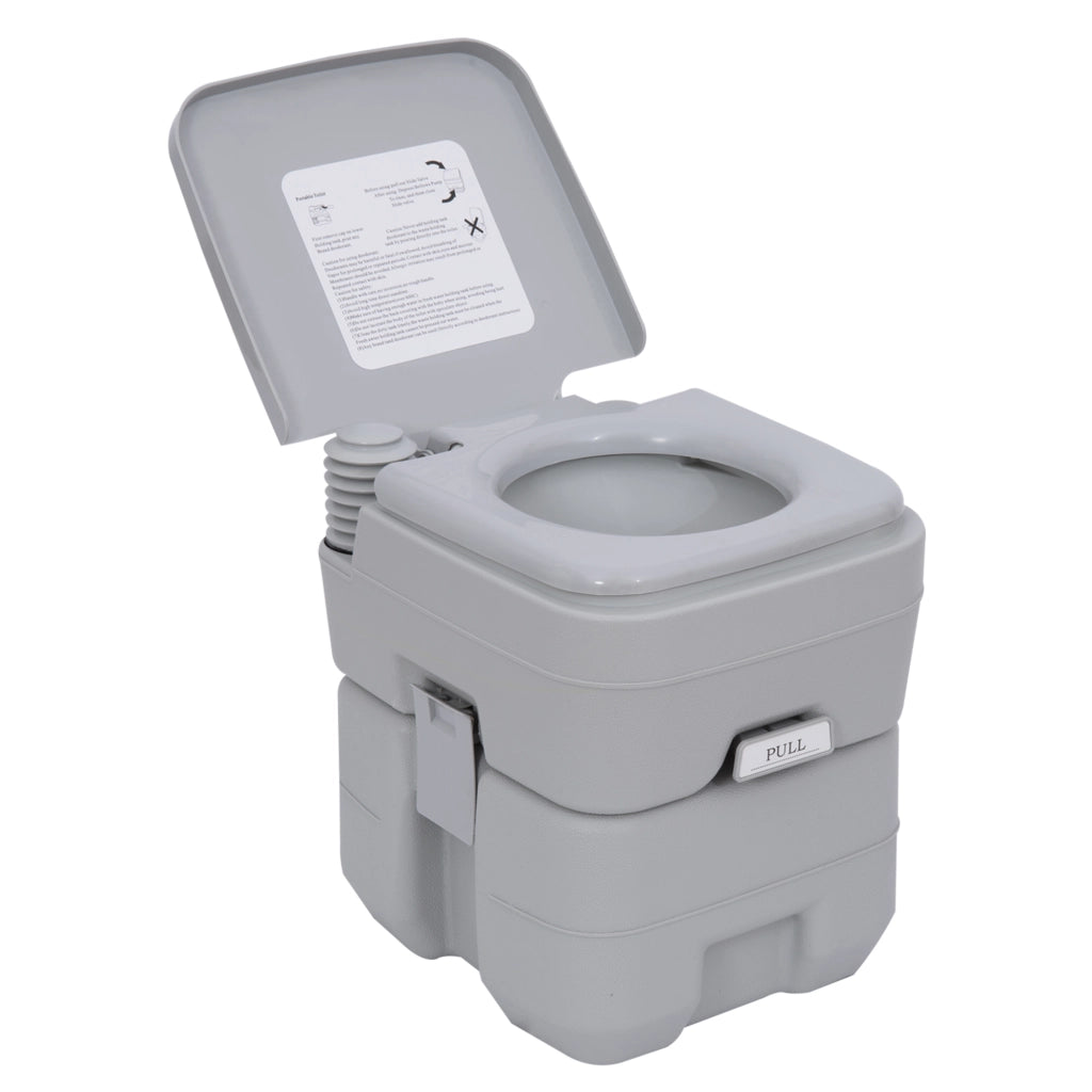 Gabinetto da campeggio 20L ¨C zephmum ¨C grigio 35.5x41x42.5cm