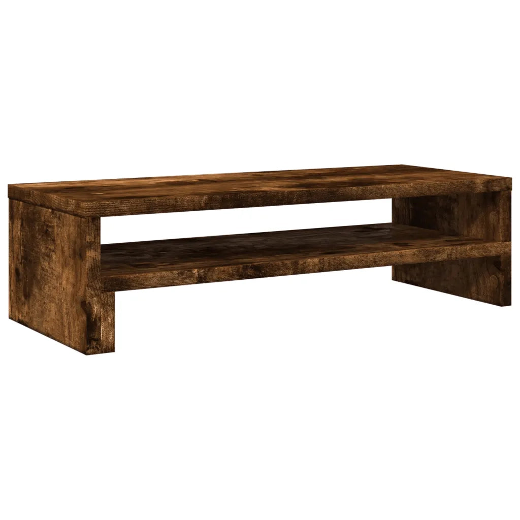 Supporto per Monitor Rovere Fumo 54x22x15 cm in Truciolato 854773