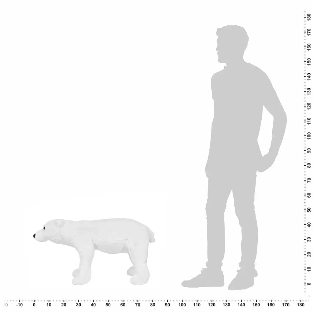 Orso Polare in Peluche in Piedi Bianco XXL CFW5587531