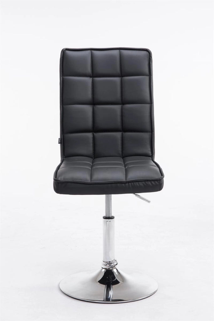 Sedia da pranzo Peking V2 in similpelle nero