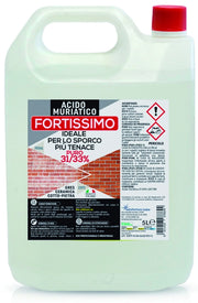 ACIDO CLORIDRICO MURIATICO 33%  lt. 5 4.00 pz
