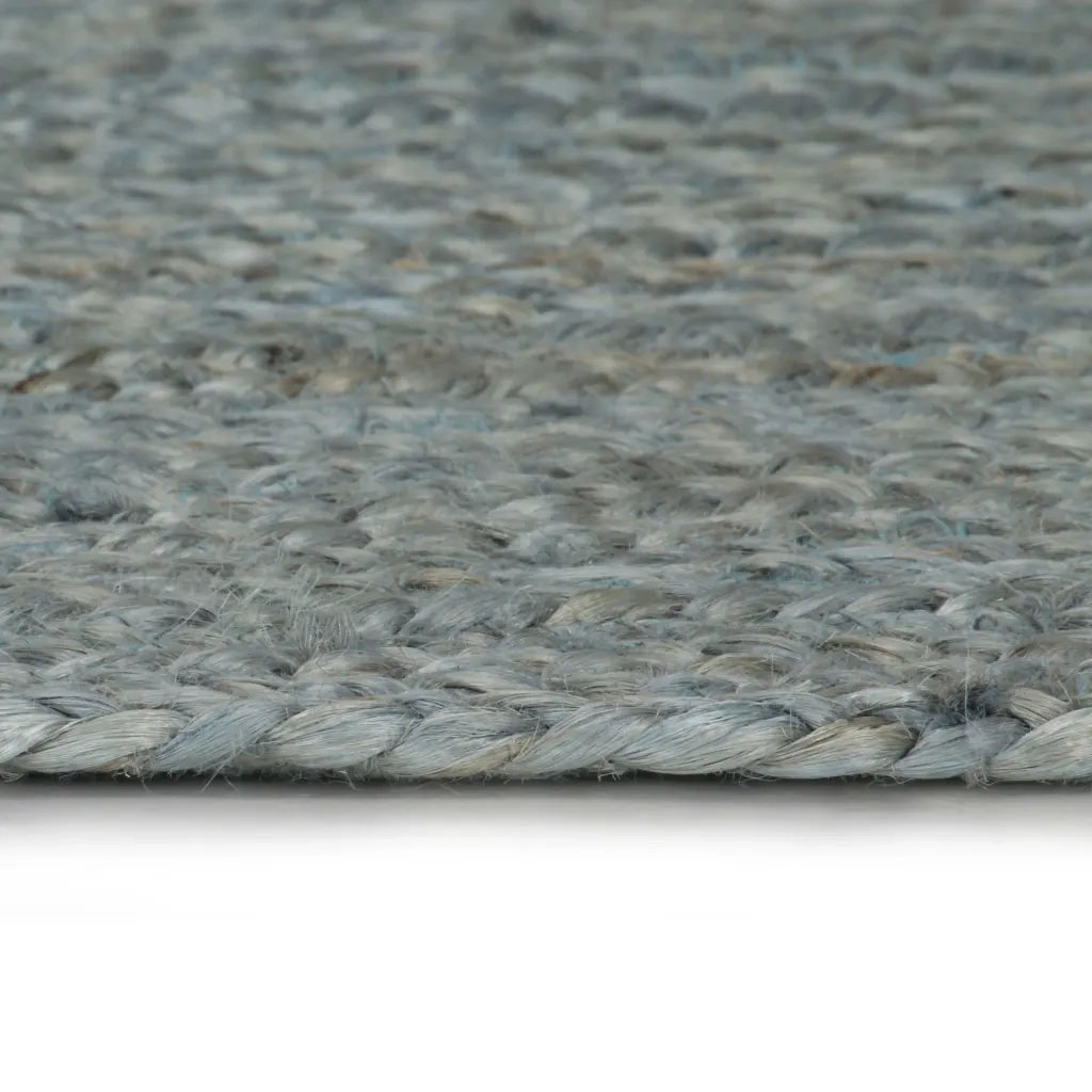 Tappeto del soggiorno | Tappeto Lavorato a Mano in Juta Rotondo 90 cm Verde Oliva