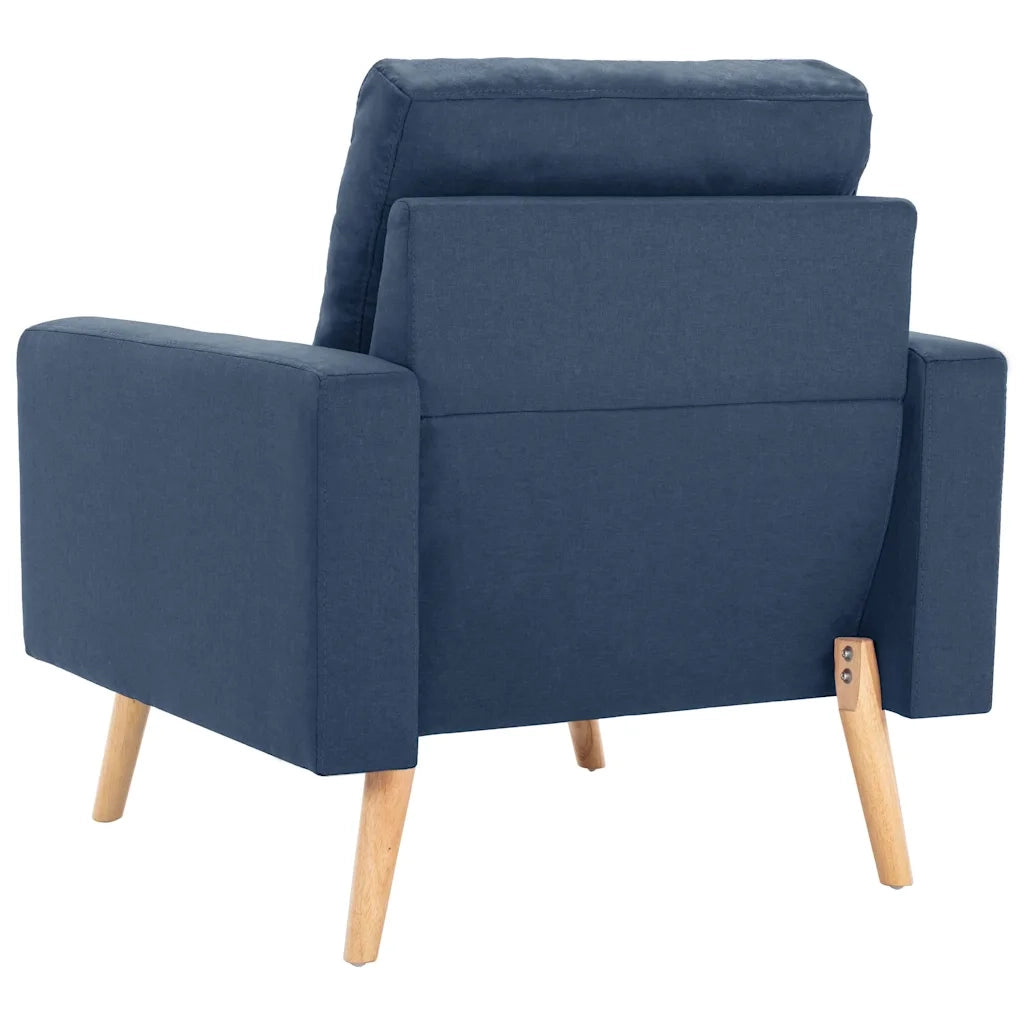 Poltrona Blu in Tessuto cod mxl 19009