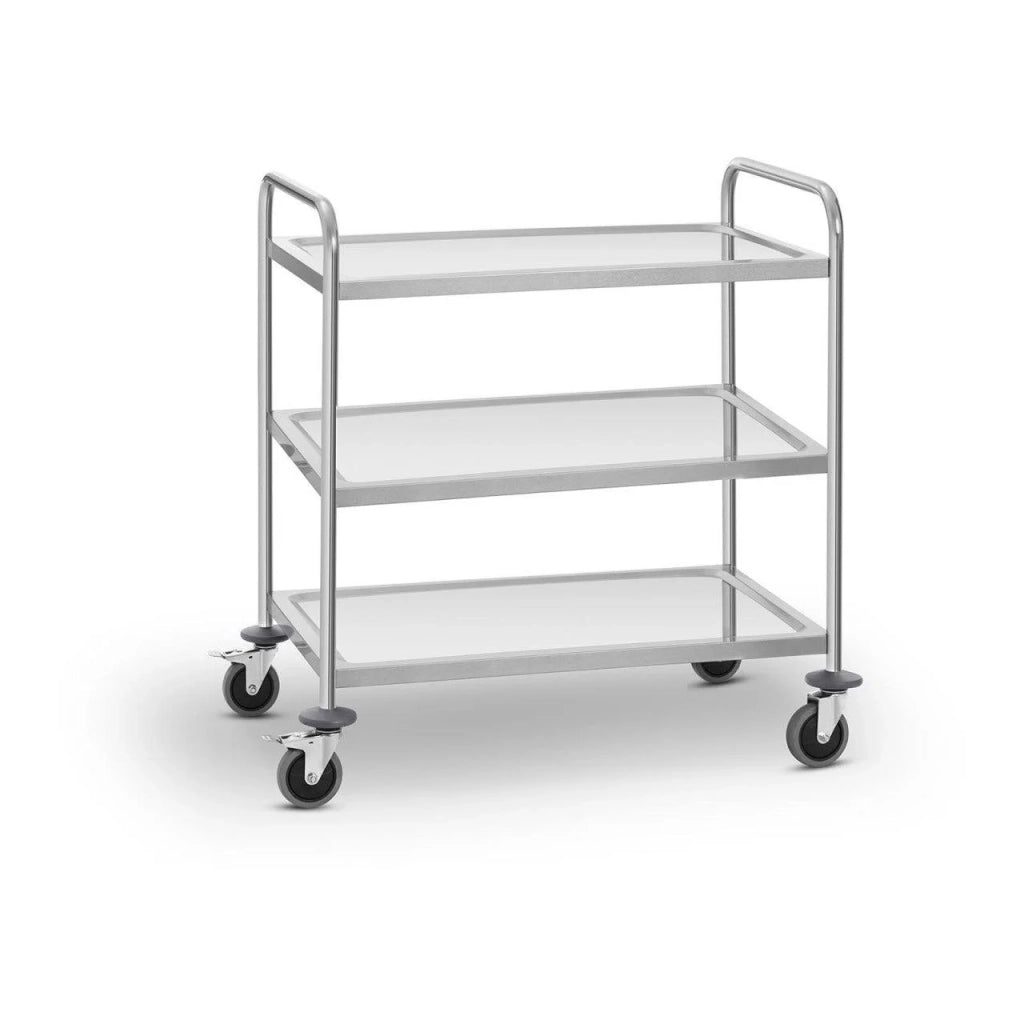 Carrello di servizio in acciaio inox - 3 ripiani - 150 kg 14_0000952