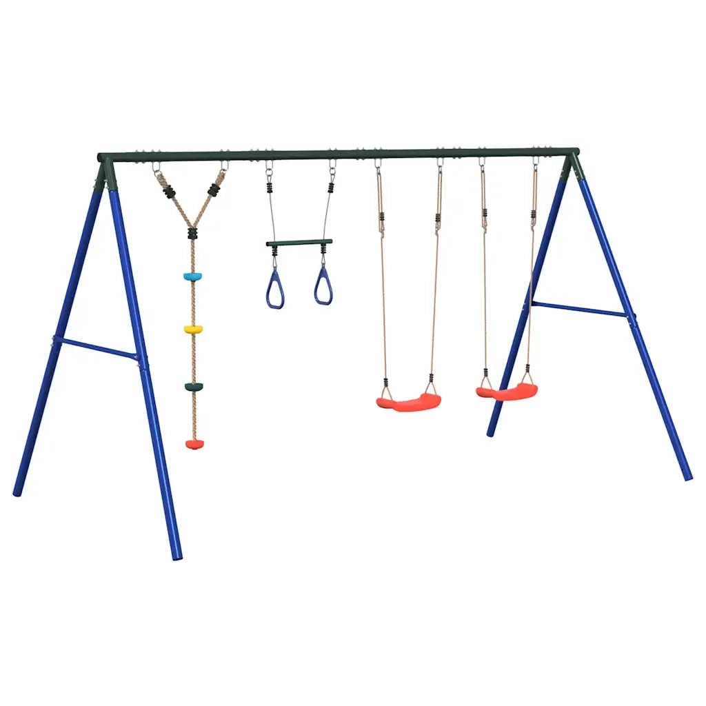 Set Gioco da Esterno con Altalene Trapezio e Altalena a Disco 3283626