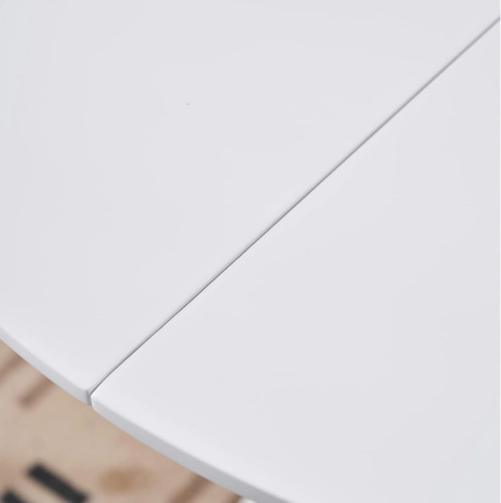 GrandCA HOME Tavolo da pranzo rotondo moderno 80 cm con piedistallo in design a tulipano, tavolo per il tempo libero Mid-Century per cucina, sala da pranzo e soggiorno…