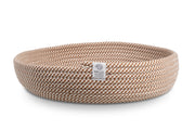 Cheonda - Porta oggetti piccolo Plam realizzato a mano Colore: Beige e Blu