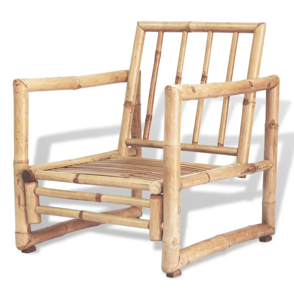 Set Divani da Giardino 4 pz con Cuscini in BambÃ¹ cod mxl 51877