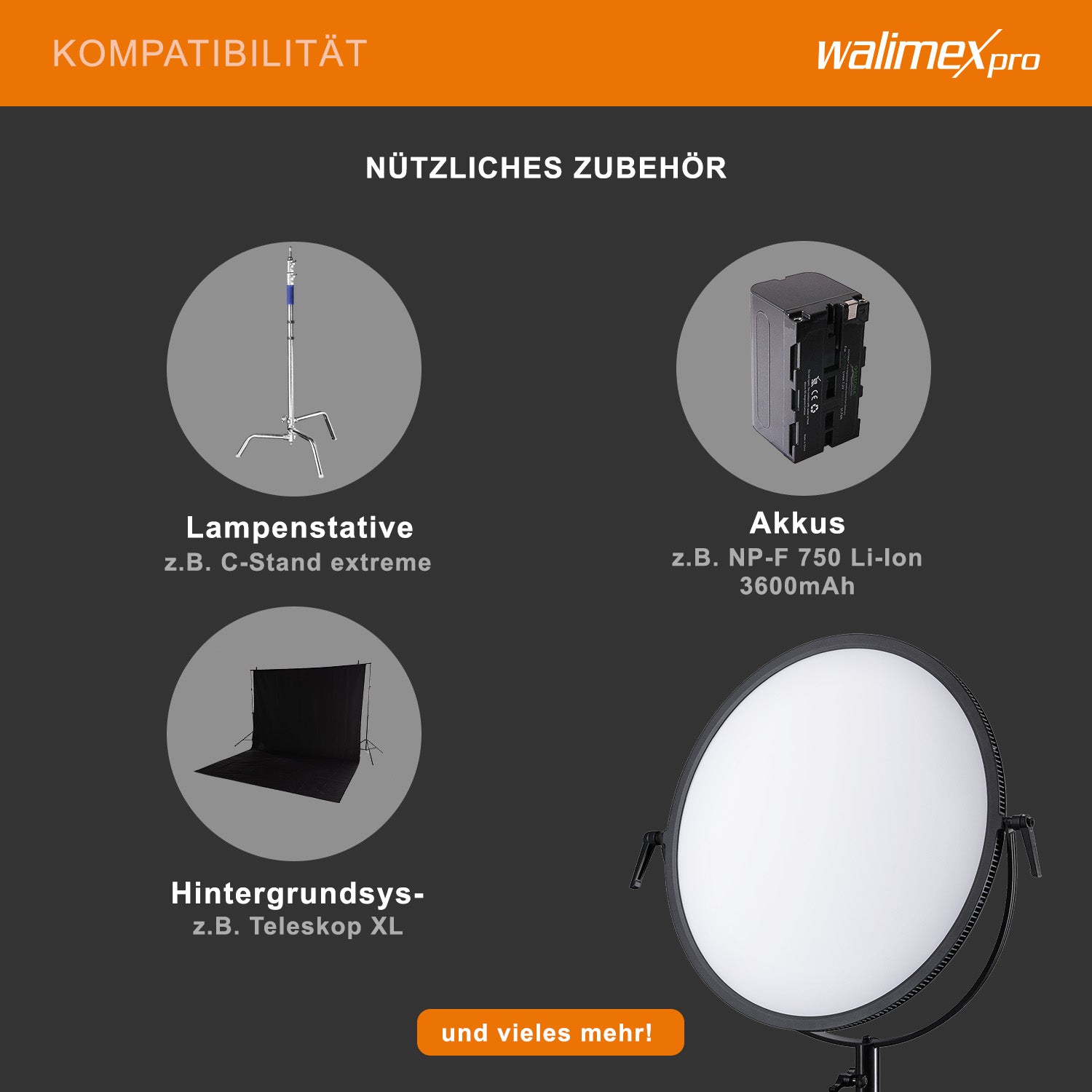 Soft LED Brightlight 700 Round BiColor