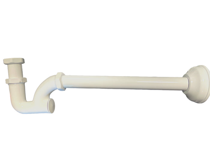 Sifone lavabo bidet per lavabo a K da 1 pollice, bianco completo