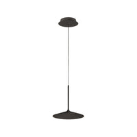 Lineabeta - Lampada minimal LED 3000k a sospensione Ciari in alluminio nero
