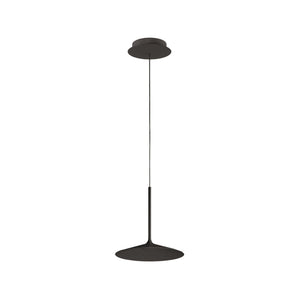 Lineabeta - Lampada minimal LED 3000k a sospensione Ciari in alluminio nero