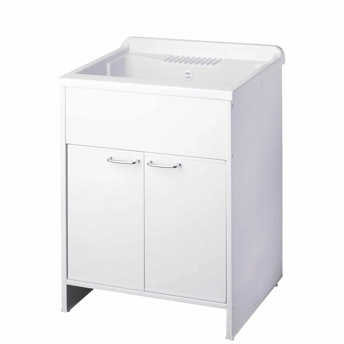 Lavatoio junior per esterni 60x5 0, a due ante, bianco cr9002