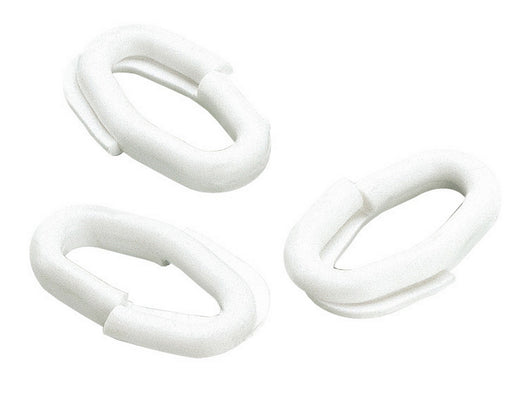 anello giunzione x catene plastica diametro 6 bianco cod:ferx.57304