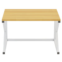 Supporto per Stampante Scaffale Portaoggetti Multiuso Legno e Bianco 2 Livelli