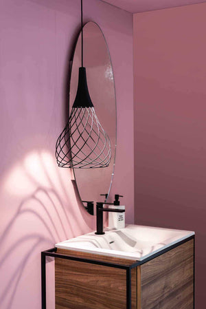 Lineabeta - Lampada LED 3000k sospensione a soffitto Ciari in alluminio nero