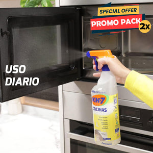 2 x 750 ml KH-7 Detersivo Multiuso Sgrassante Disinfettante Spray per Cucina