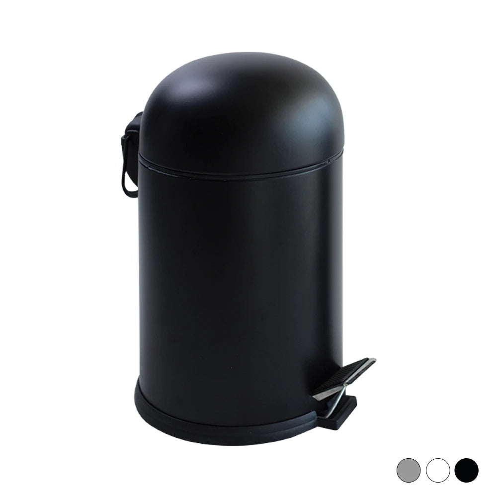 Pattumiera Calla 5L DH in acciaio inox grigia