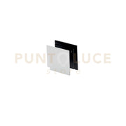 CONNETTORE ANGOLARE VERTICALE BIANCO PER BINARIO DAVINCI 4,2X4,2X2,6CM