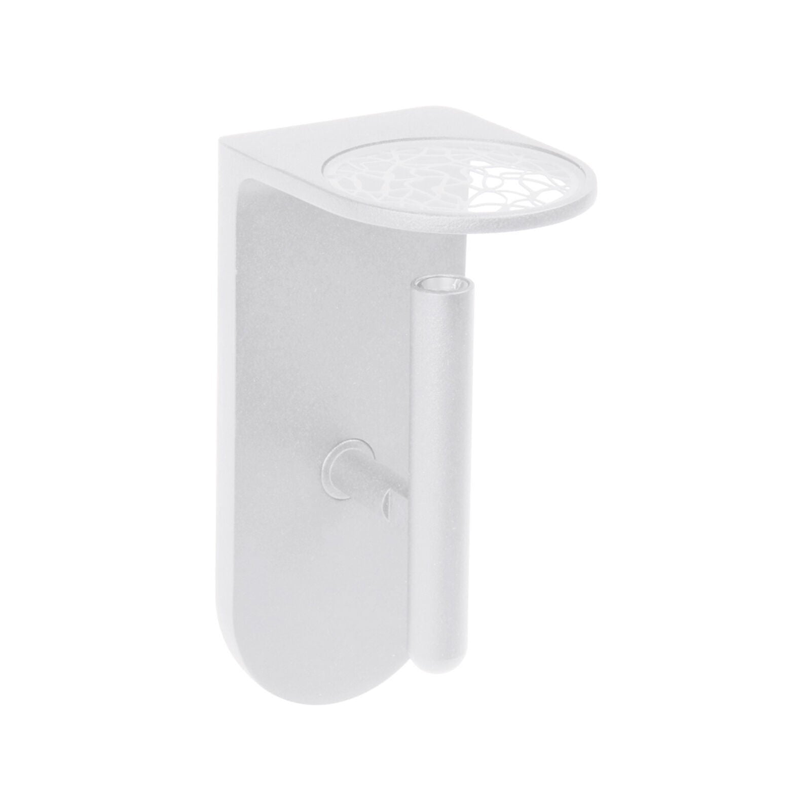 Lineabeta - Lampada applique LED con luce orientabile Ciari in alluminio bianco