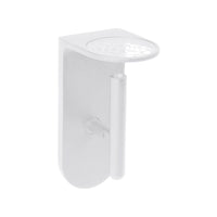 Lineabeta - Lampada applique LED con luce orientabile Ciari in alluminio bianco