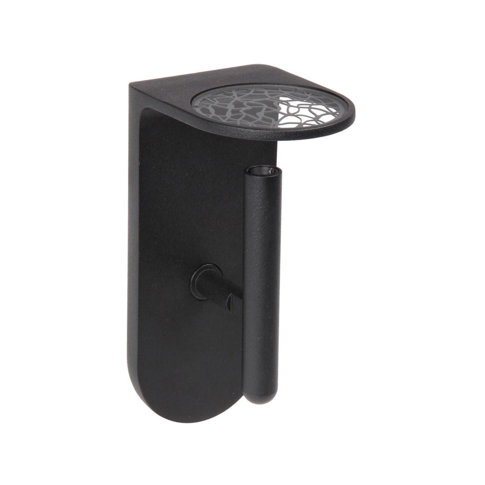 Lineabeta - Lampada LED applique a parete con luce orientabile Ciari in alluminio nero