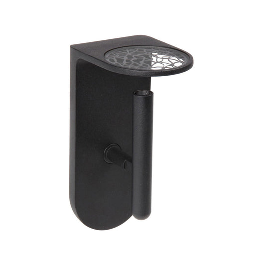 Lineabeta - Lampada LED applique a parete con luce orientabile Ciari in alluminio nero