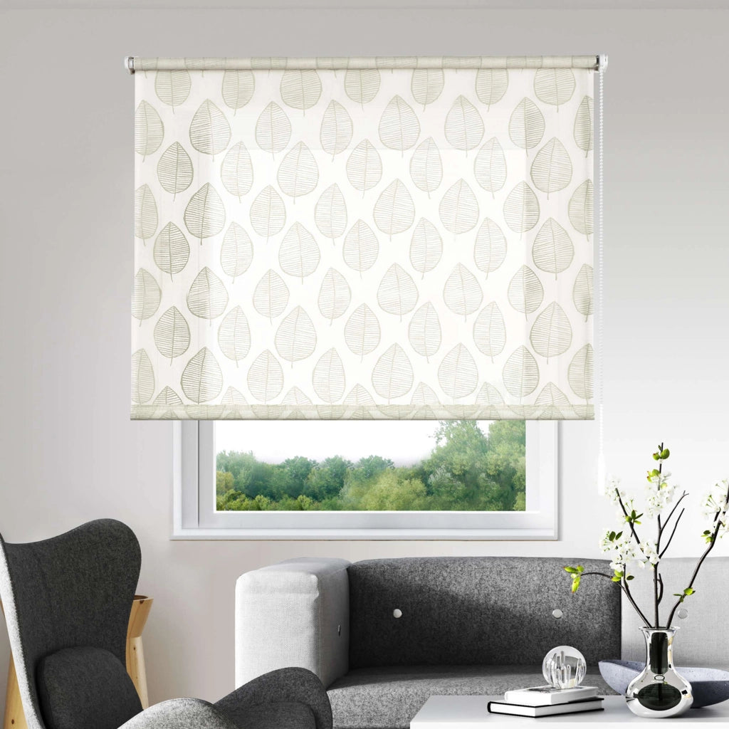 Tenda a rullo filtrante fantasia Naturale Verde 150x180 cm