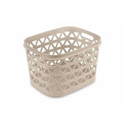 Cesta portabiancheria Oceana bianca 30l cm 42,6x34,6x27,1 h