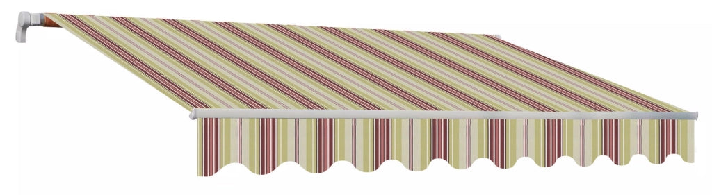 Tenda da Sole Barra Quadra 300x200 cm Tessuto in Acrilico Masi Riga Bordeaux